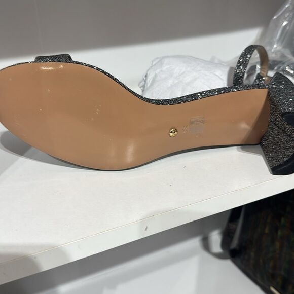 Pelle Moda Glitter Black Heels - Picture 6 of 6